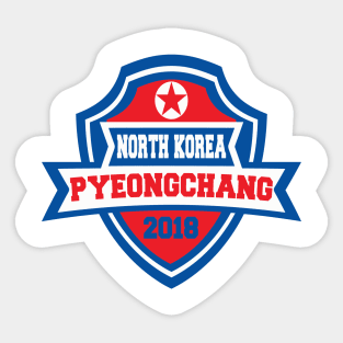 Team North Korea Pyeongchang 2018 Sticker